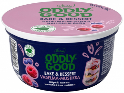 Valio Oddlygood Bake & Dessert 200g Vadelma-Mustikka | Vegaanituo...